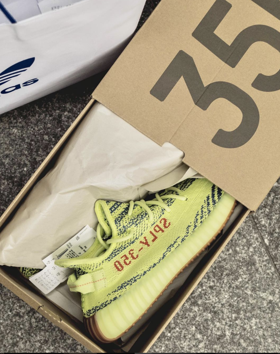 yeezy semi frozen yellow real vs fake