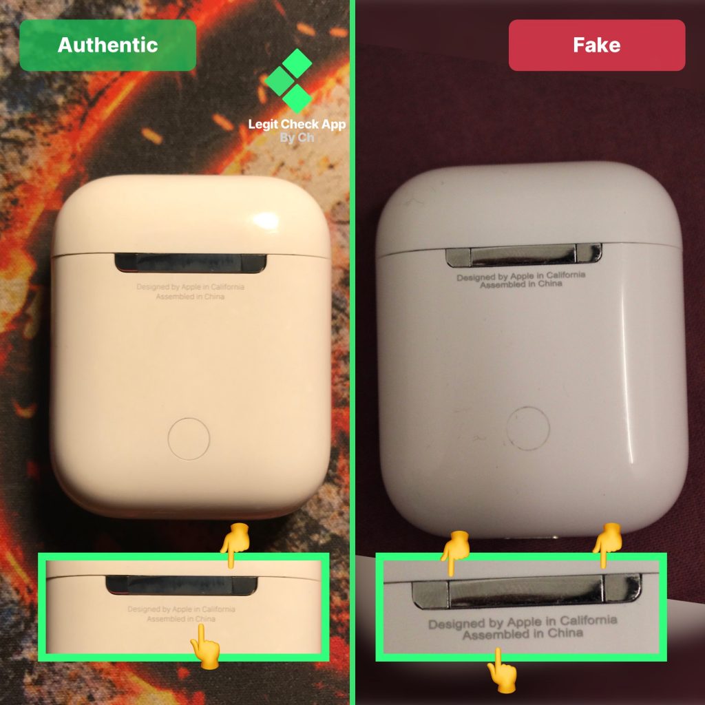 AirPods Fake Vs Real How To Spot Fake AirPods Legit Check App By Ch