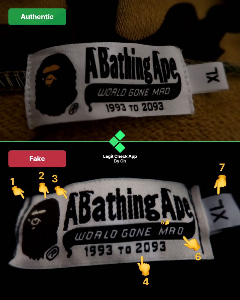 The Most In-Depth Real Vs Fake Bape Shark/Tiger Hoodie Guide